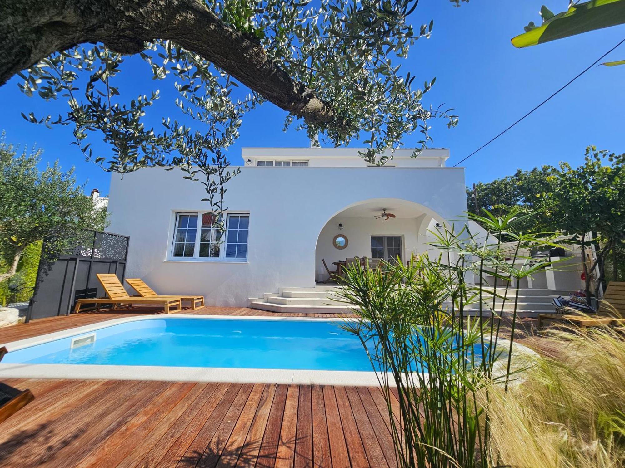 The Three Flowers Pool House Trogir Exterior photo