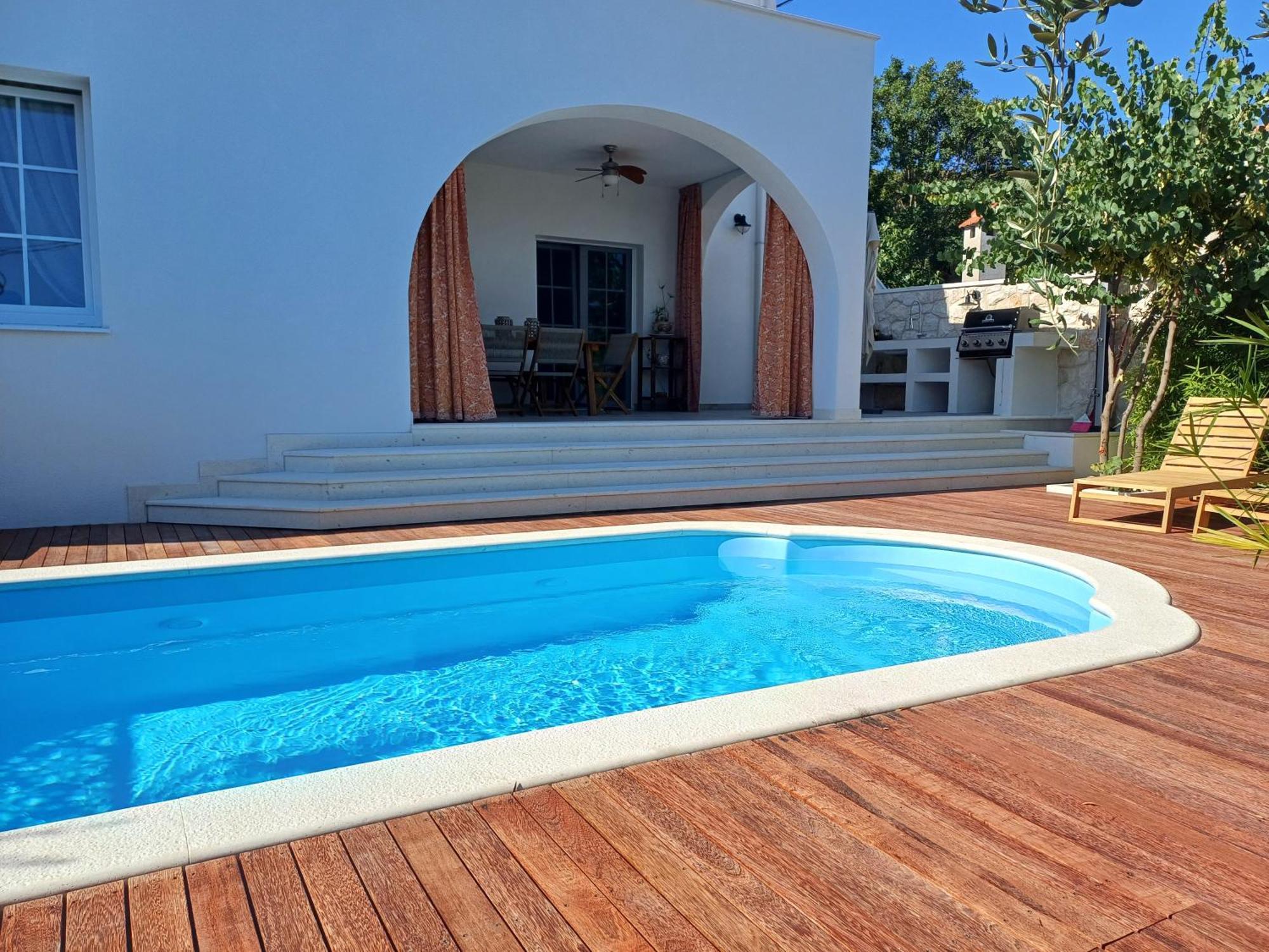 The Three Flowers Pool House Trogir Exterior photo